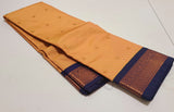 KSS - Peachish Brown/Blue Korvai