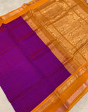 KSC -   Double Shaded Vadamalli with Mustard Orange Korvai