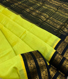 KSC - Lime Greenish Yellow/Black Korvai